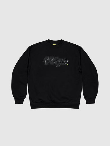 Wip Designed By Bossi: Patent Applique Crewneck