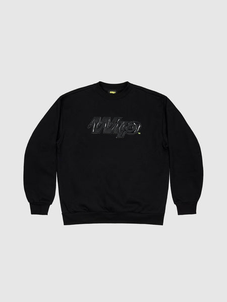 Wip Designed By Bossi: Patent Applique Crewneck