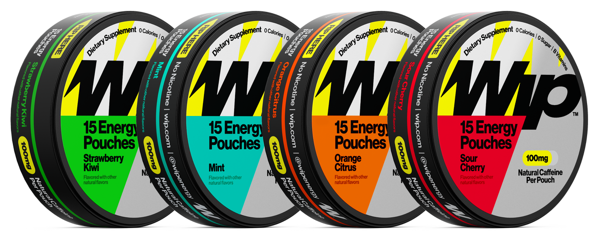 Blue Raspberry - 15 Energy Pouches – Wip